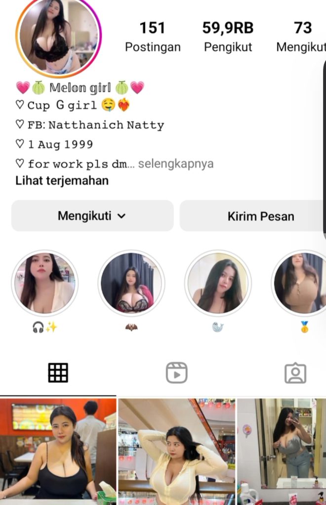 melon girl selebgram