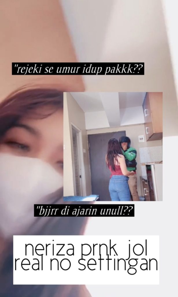 Neriza maen sama ojol